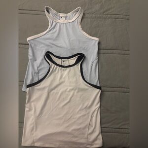 All in Motion White Tank with Black Trim